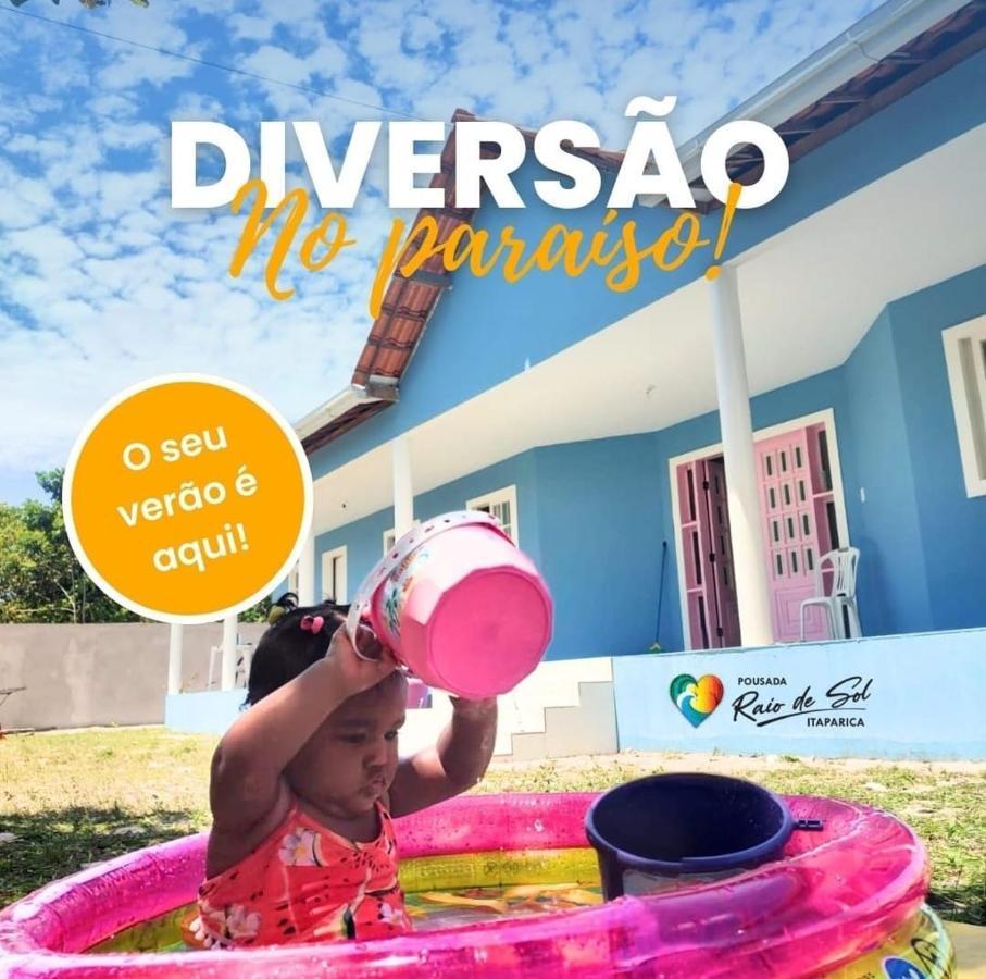 Pousada Raio De Sol - Ilha De Itaparica- Catu A 150 M Da Praia Екстериор снимка